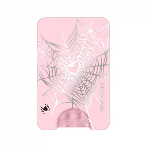 Widow’s Web Chrome MagSafe Wallet
