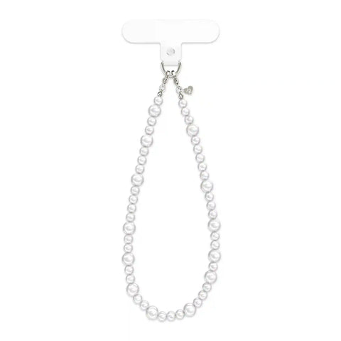 White Pearl Phone Charm