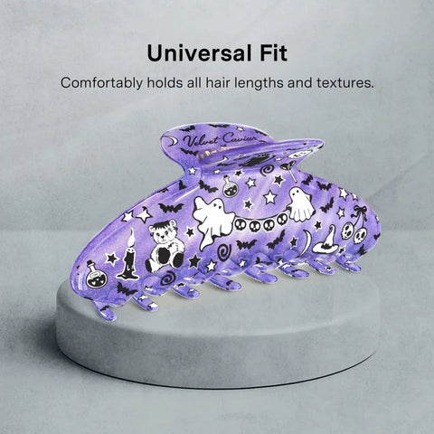 Witchy Lilac Glitter Large Hair Clip