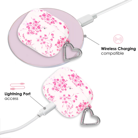 French Rose Floral AirPod Case