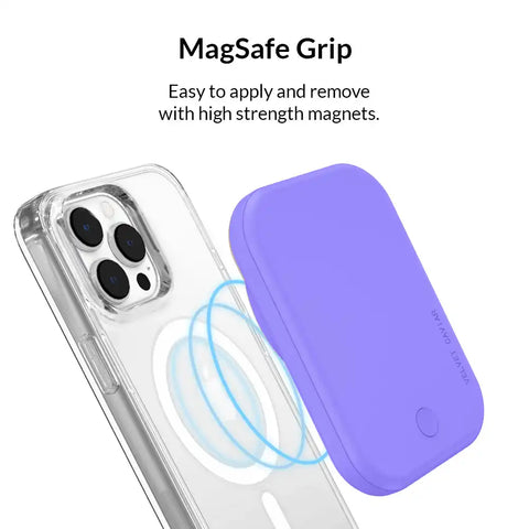 Electric Purple Portable MagSafe Charger Power Pack