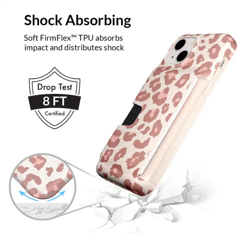 Blush Leopard iPhone Wallet Case