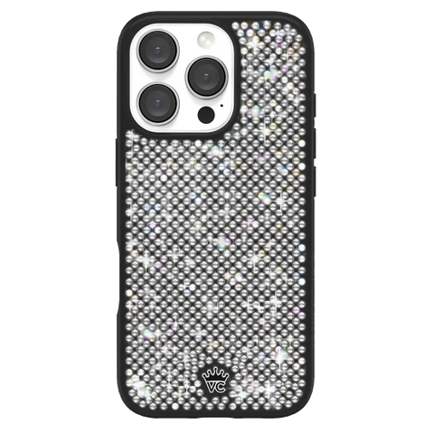 Black Caviar Crystals iPhone Case