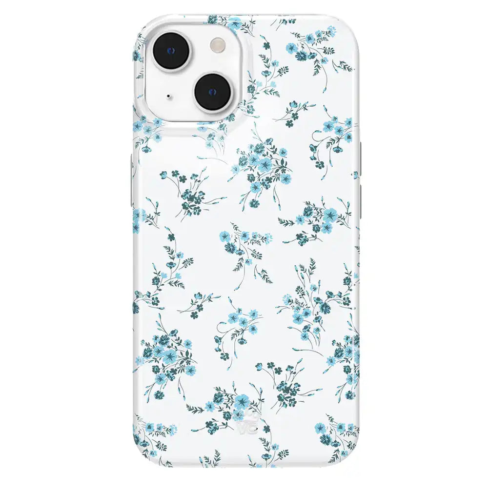 French Blue Floral iPhone Case