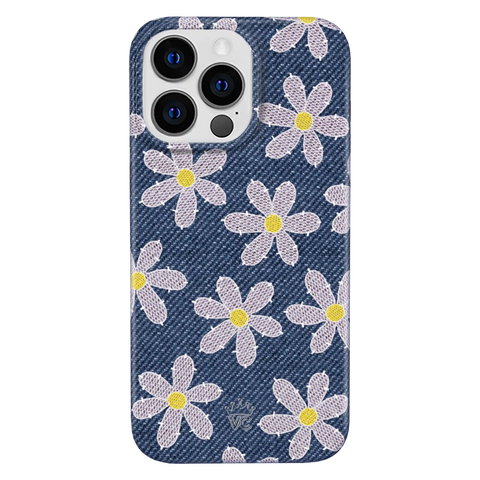 Denim Daisy iPhone Case