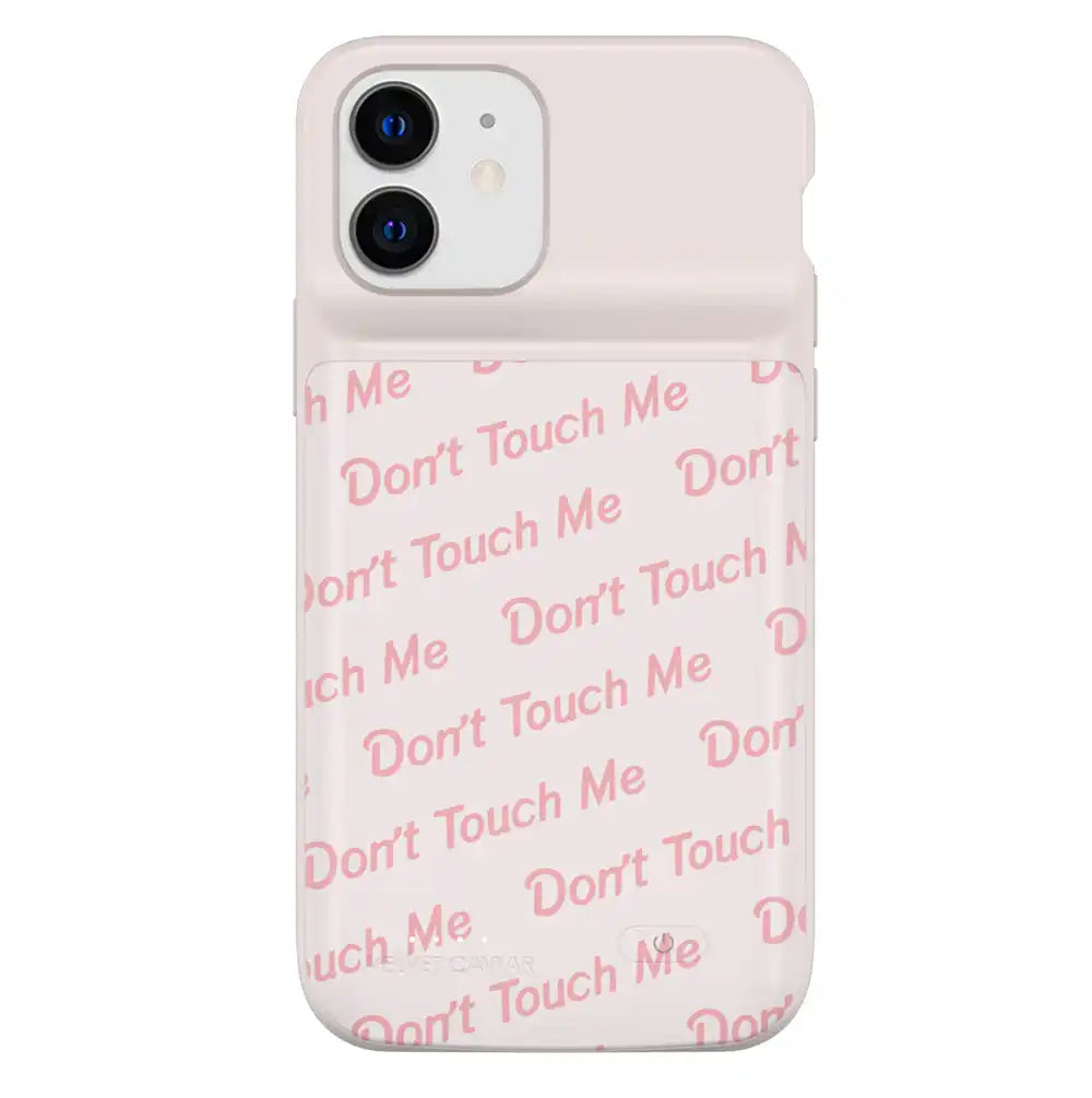 Don't Touch Me iPhone Charging Case