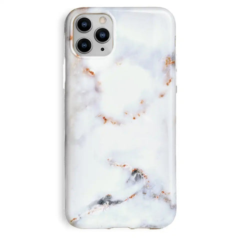 Gray Clouds Marble iPhone Case