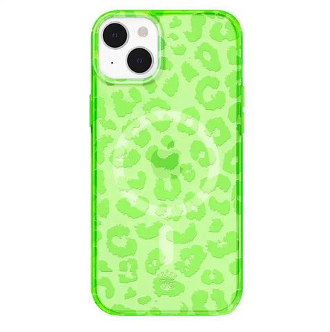 Key Lime Leopard iPhone Case
