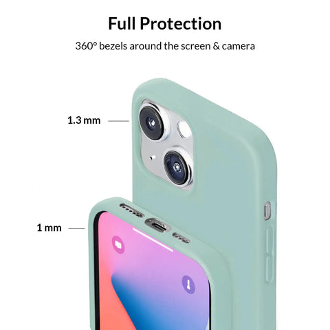 Mint Silicone iPhone Case