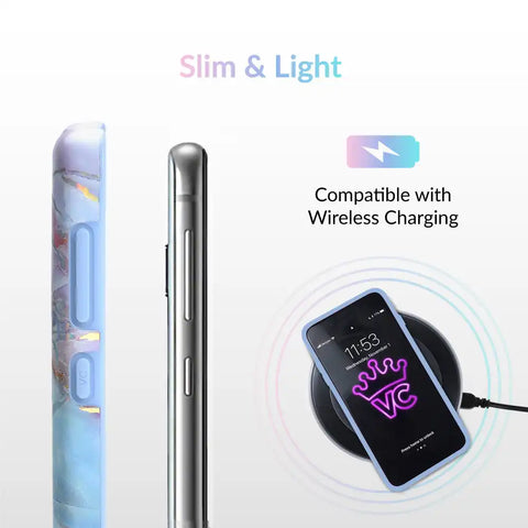 Holo Moonstone Marble Samsung Galaxy Case