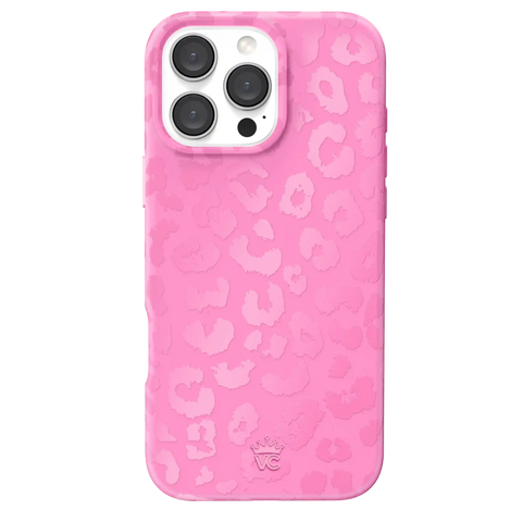 Hot Pink Leopard iPhone Case