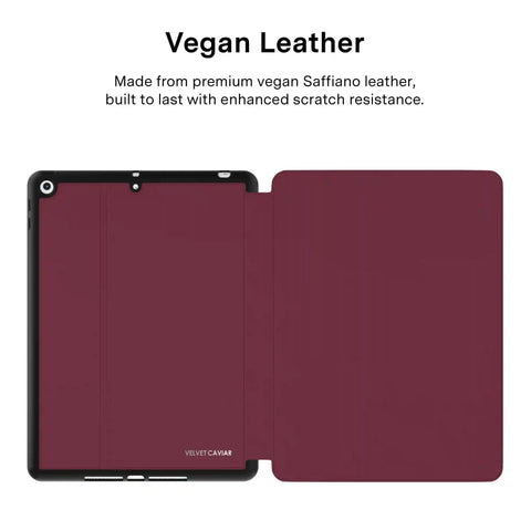 Burgundy 1990 iPad Case