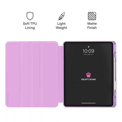 Dainty Lilac Floral iPad Case