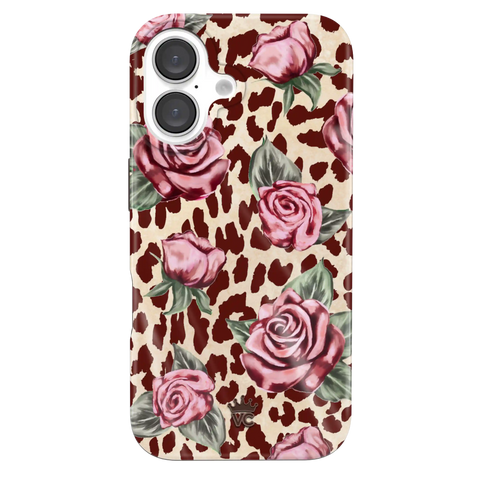 Rosy Leopard iPhone Case