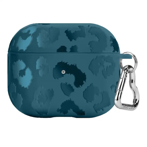 Metallic Navy Leopard AirPod Case