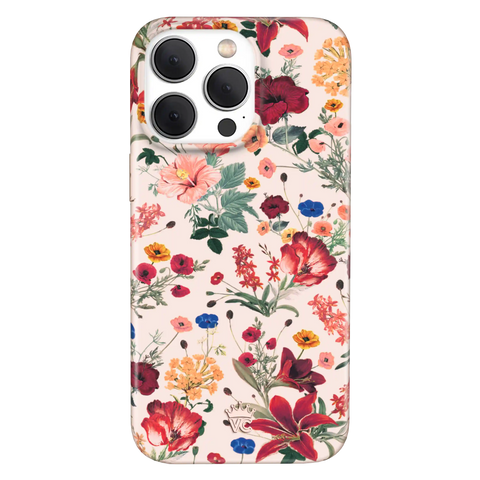 Nude Vintage Floral iPhone Case