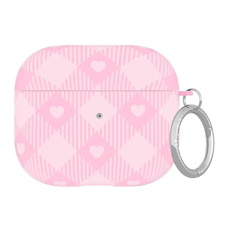 Dolly Pink Gingham AirPod Case