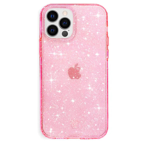 Pink Stardust Glitter iPhone Case