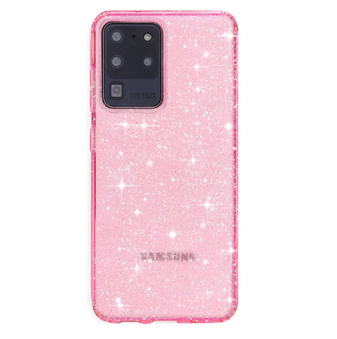 Pink Stardust Glitter Samsung Case