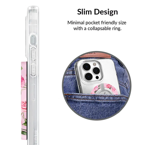Baby Pink Roses MagSafe Grip Ring