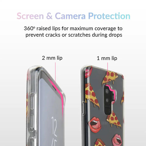 Pizza Lips iPhone Case by Kendall Vertes