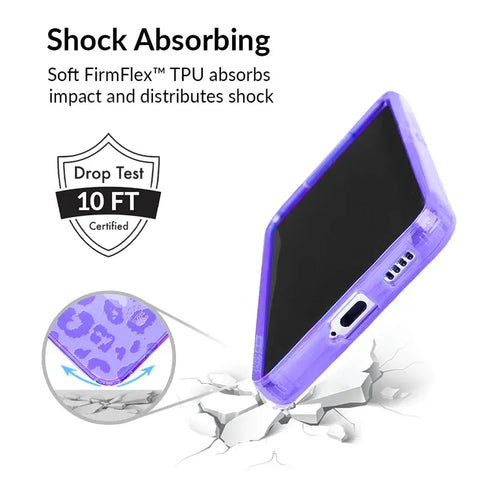 Electric Purple Leopard Samsung Case