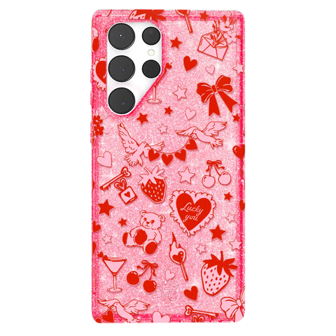 Be Mine Glitter Samsung Case