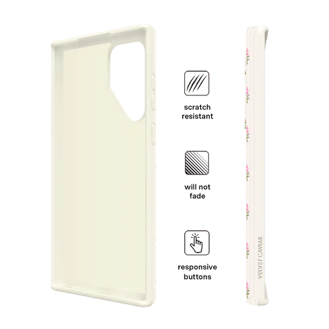 Pink Peony Floral Samsung Case