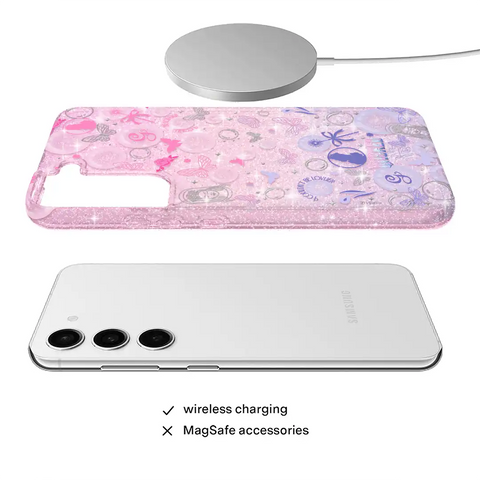 Wicked Glinda’s Bubble Glitter Samsung Case