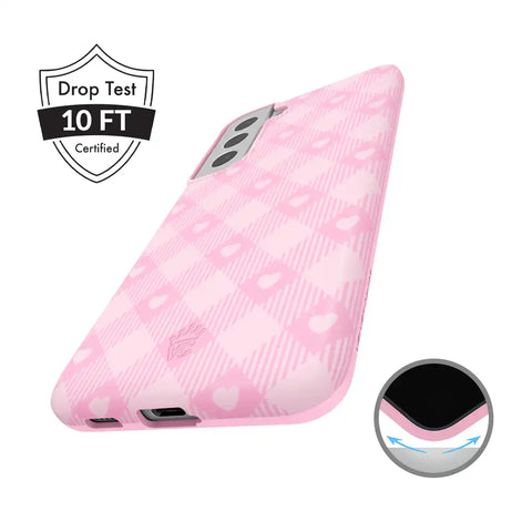 Dolly Pink Gingham Samsung Case