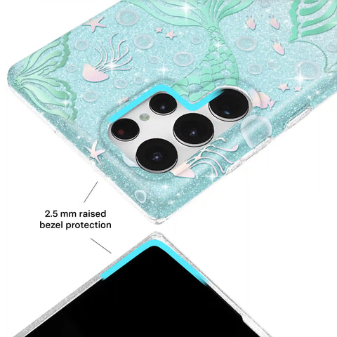 Mermaid Glitter Holo Samsung Case