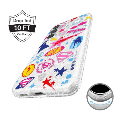 Supergirl Krypto Glitter Samsung Case