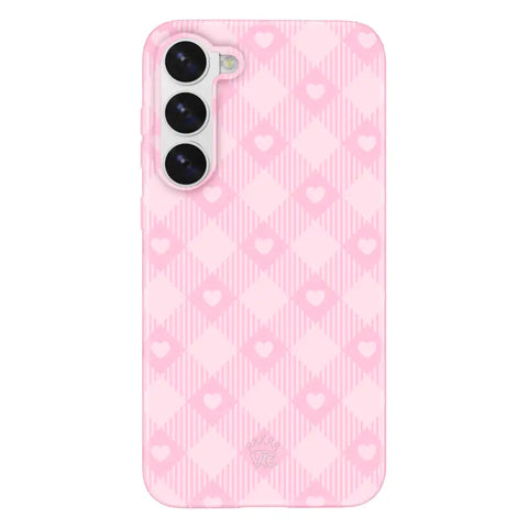 Dolly Pink Gingham Samsung Case