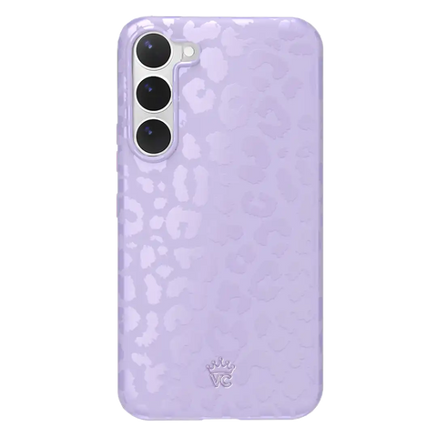 Lilac Leopard Samsung Case