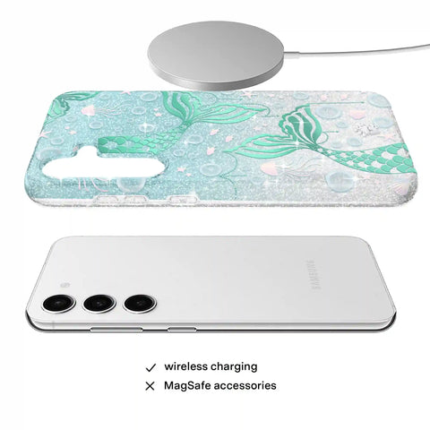 Mermaid Glitter Holo Samsung Case