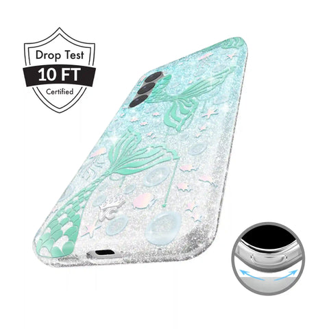 Mermaid Glitter Holo Samsung Case