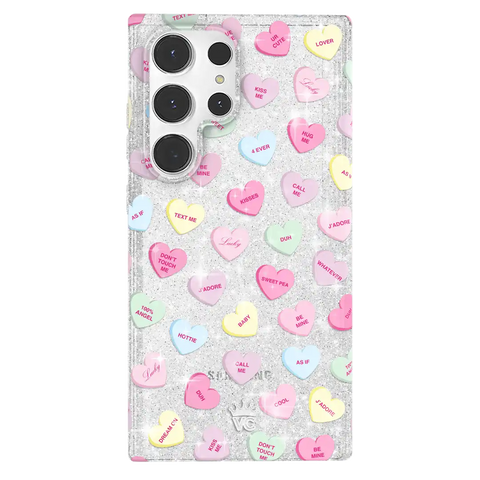 Sweet Hearts Glitter Samsung Case