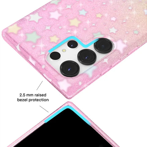 Falling Star Glitter Samsung Case