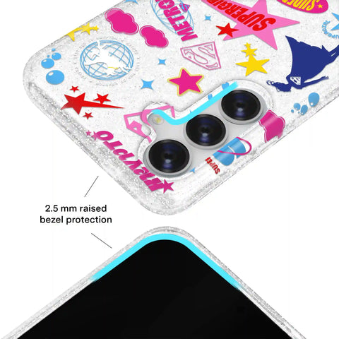 Supergirl Krypto Glitter Samsung Case