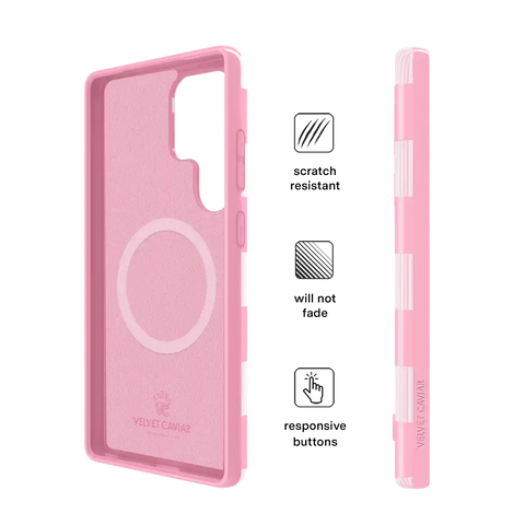 Pink Vibe Checkered Samsung Case