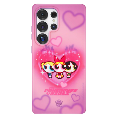The Powerpuff Girls Airbrush Hearts Samsung Case