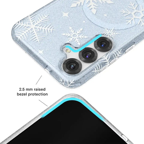 Snow Angel Glitter Samsung Case