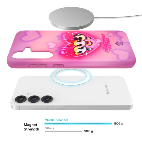The Powerpuff Girls Airbrush Hearts Samsung Case