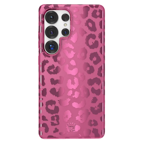 Pink Ruby Leopard Samsung Case