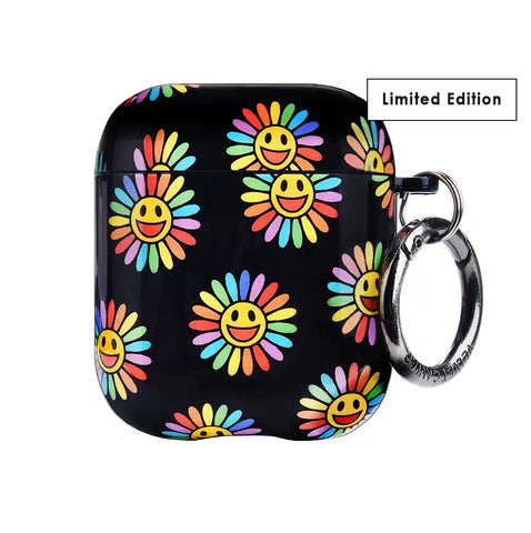 Rainbow Smiley AirPods Case