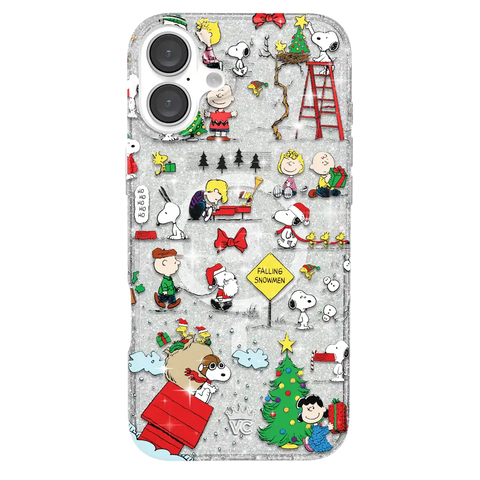 Snoopy Christmas Glitter iPhone Case