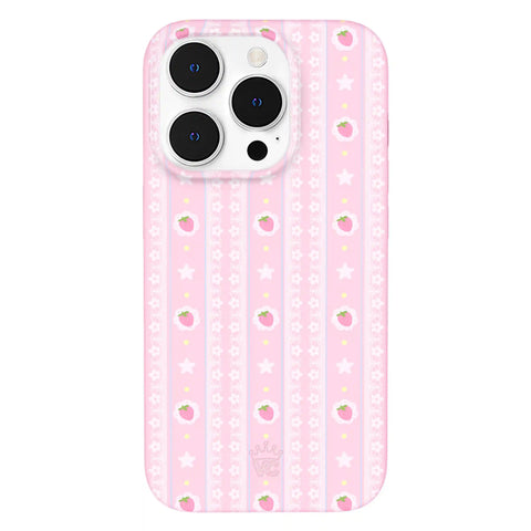 Strawberry Macaron iPhone Case