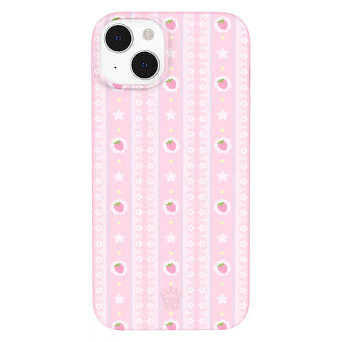 Strawberry Macaron iPhone Case