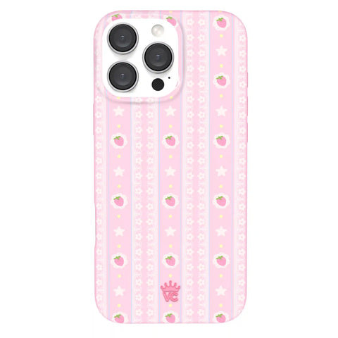 Strawberry Macaron iPhone Case