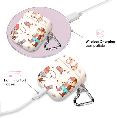 Cowboy Teddy AirPod Case
